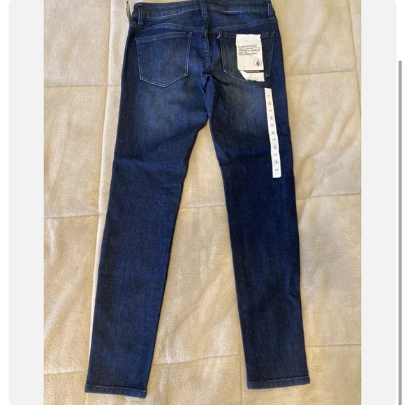 Volcom Super Stoned Skinny Ankle Jeans 3 - Picture 3 of 3